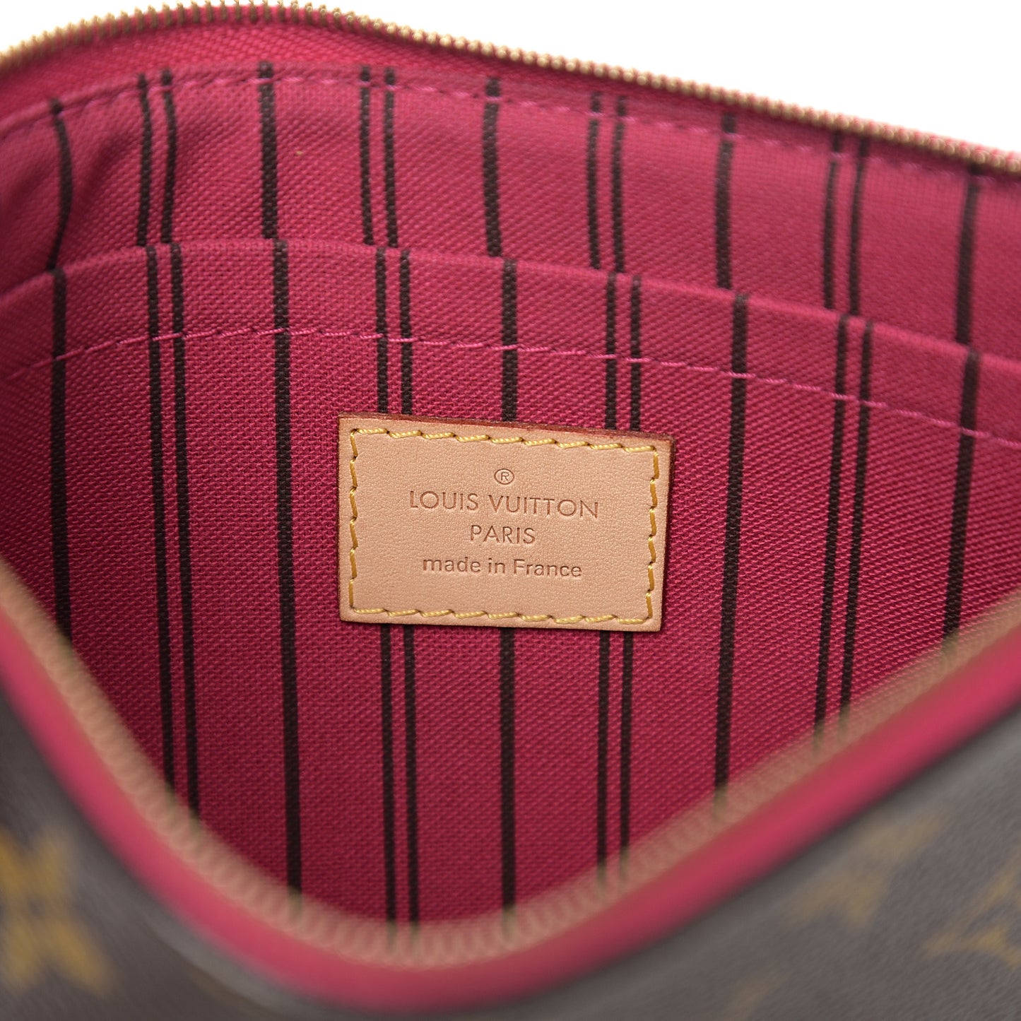 Monogram Neverfull MM GM Pochette Pivoine