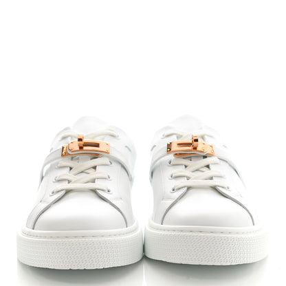 Hermes Calfskin Day Sneakers 40 White 2 of 8