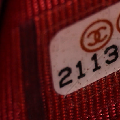Chanel Lambskin Quilted Gusset Zip Around Wallet Red 8 of 25