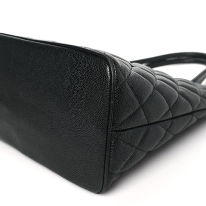Chanel Caviar Quilted Medallion Tote Black 10 of 10