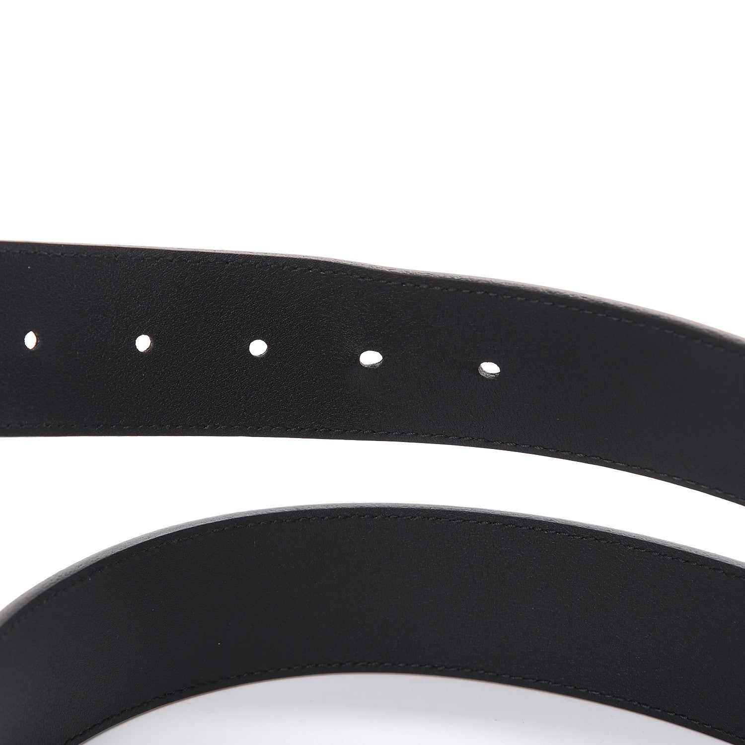 Gucci Textured Calfskin Double G 40mm Belt 105 42 Black 5 of 9