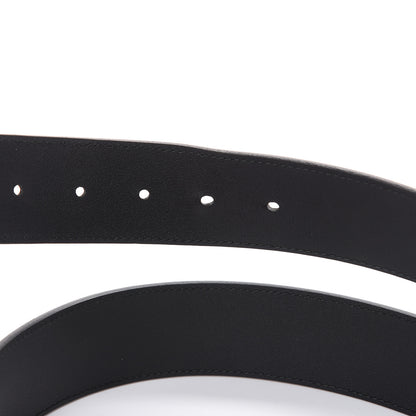 Gucci Textured Calfskin Double G 40mm Belt 105 42 Black 5 of 9