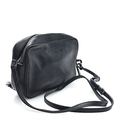 Saint Laurent Lambskin Monogram Small Lou Camera Bag Black 2 of 8