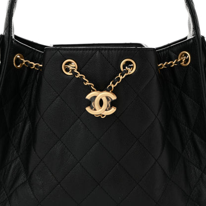 Chanel Caviar Quilted Small Chanel 25 Handbag Black 8 of 10