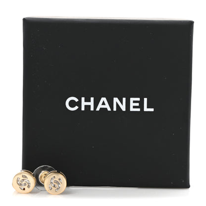 Chanel Round CC Earrings Gold 5 of 5