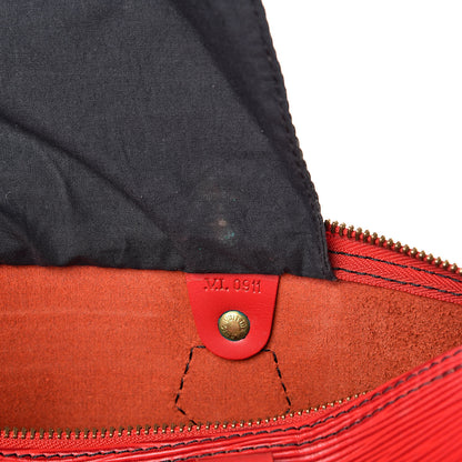 Louis Vuitton Epi Speedy 30 Castillan Red 9 of 13