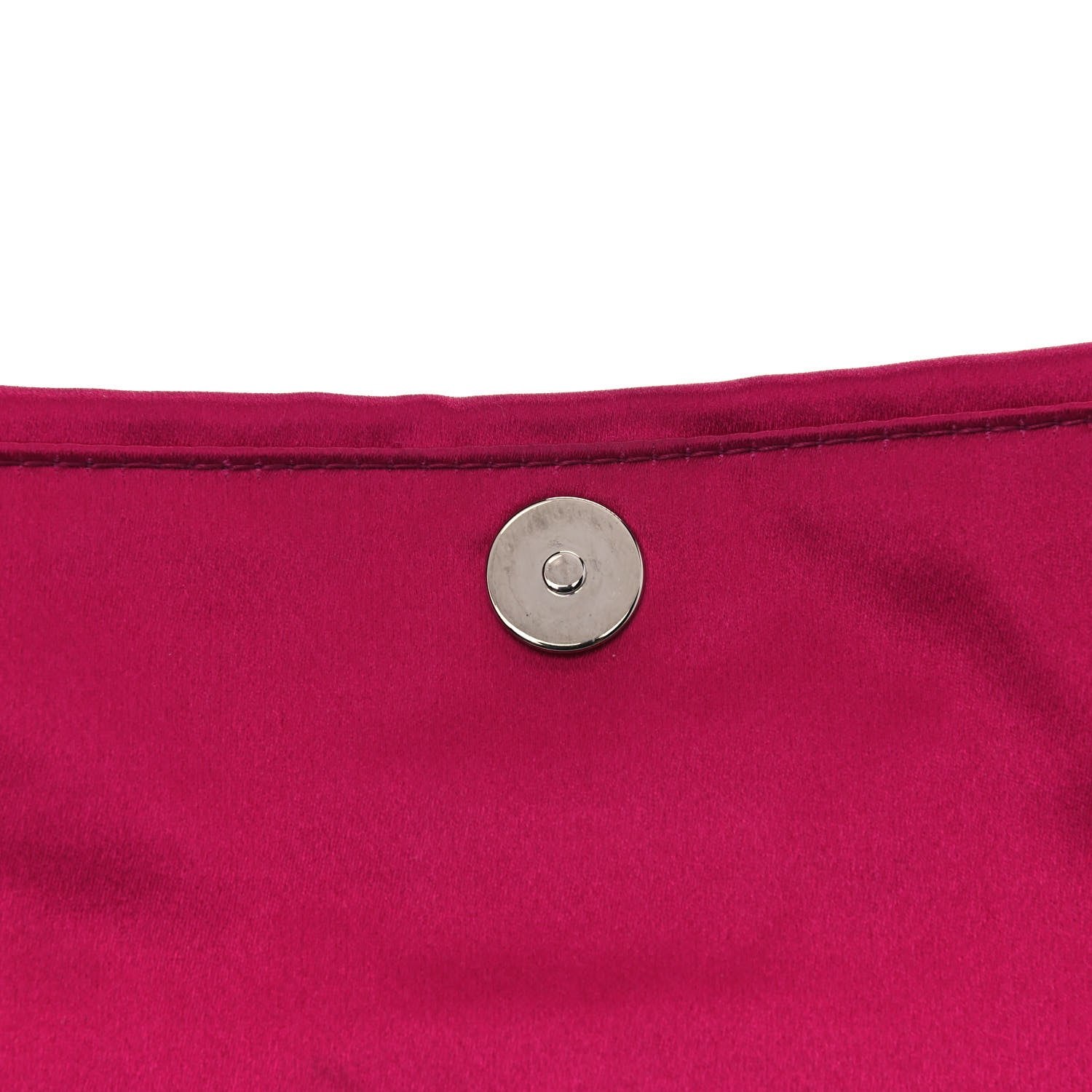 Prada Satin Rasso Bow Pochette Clutch Fuxia 7 of 10