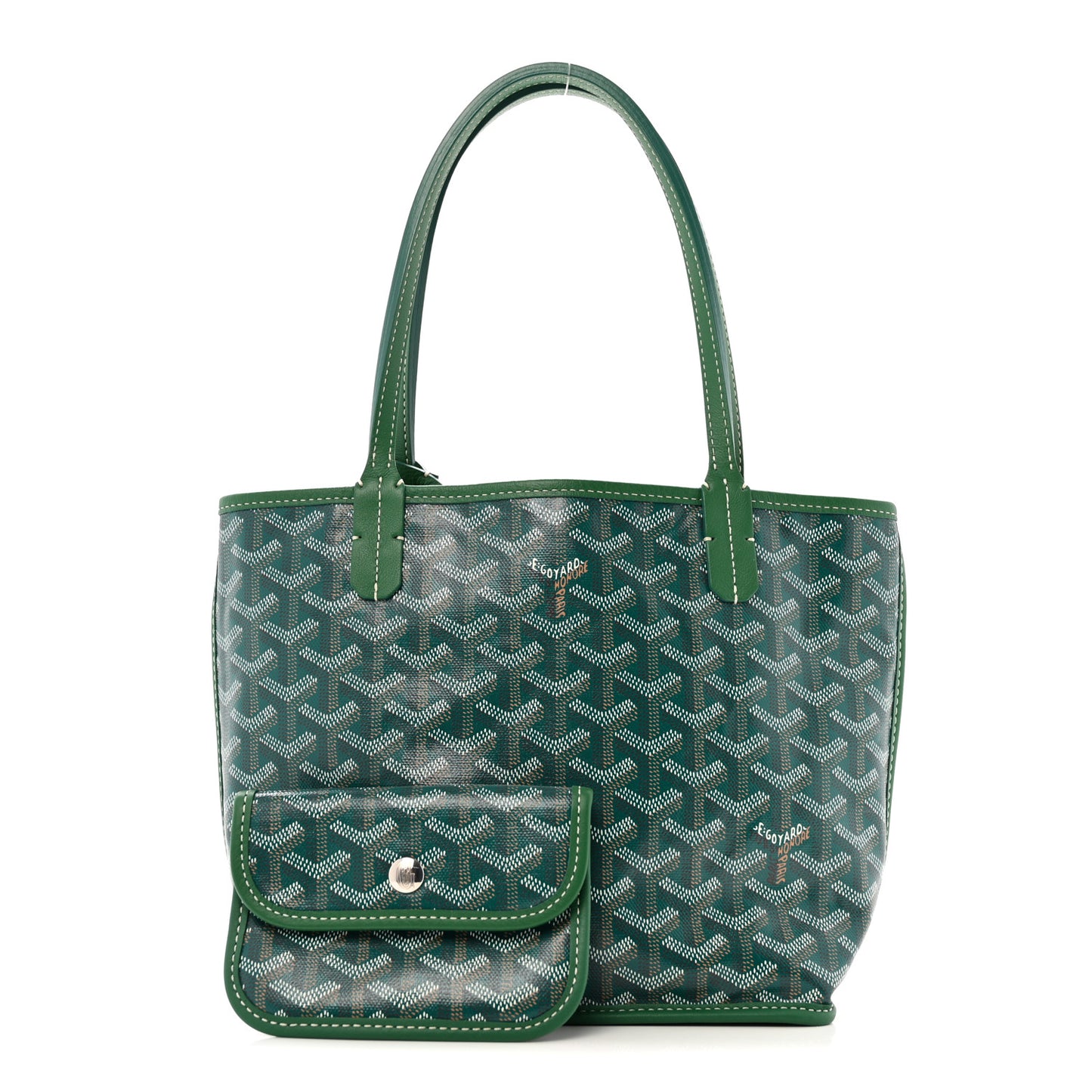 Goyardine Reversible Mini Anjou Green