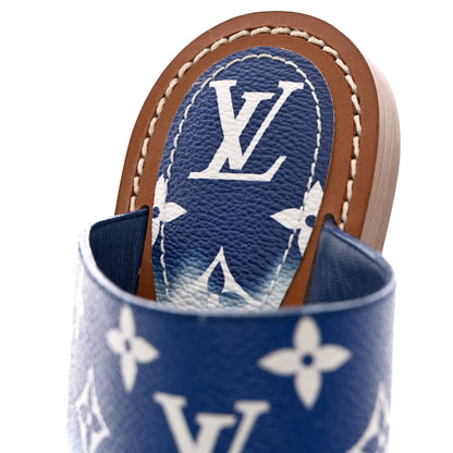 Louis Vuitton Monogram Escale Palma Sandals 37 Blue 10 of 12