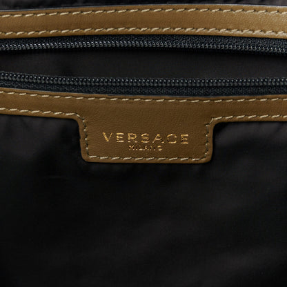 Versace Nylon Baroccoflage Print Tote Khaki 6 of 12