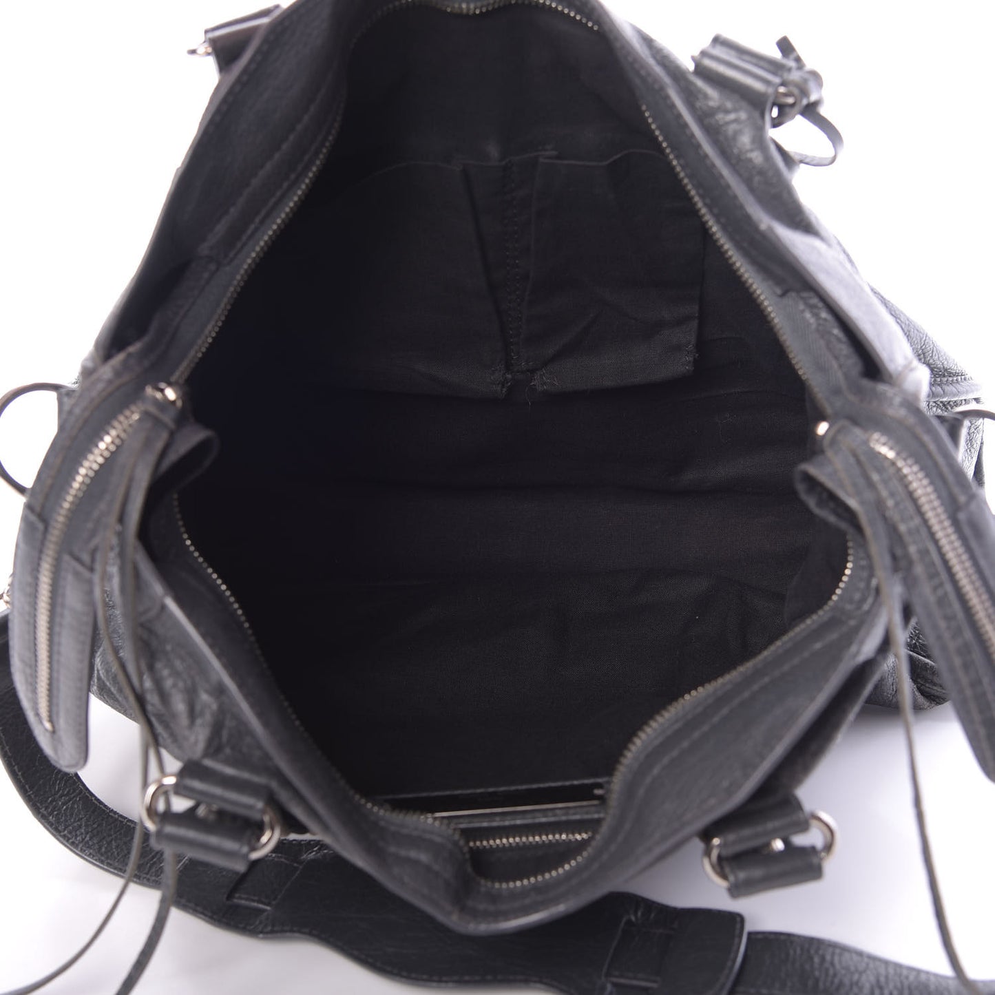 Agneau Classic Silver Hardware City Gris Fossile Anthracite
