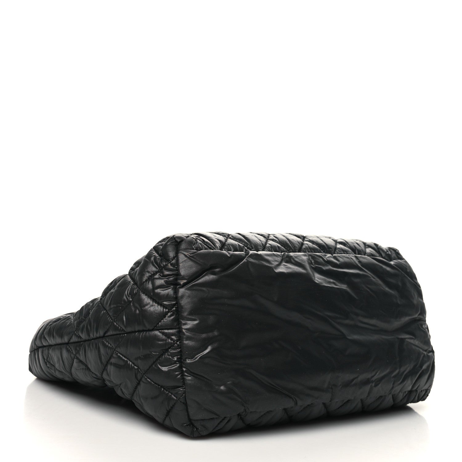 Chanel Nylon Quilted Small Coco Cocoon Tote Black 4 of 10