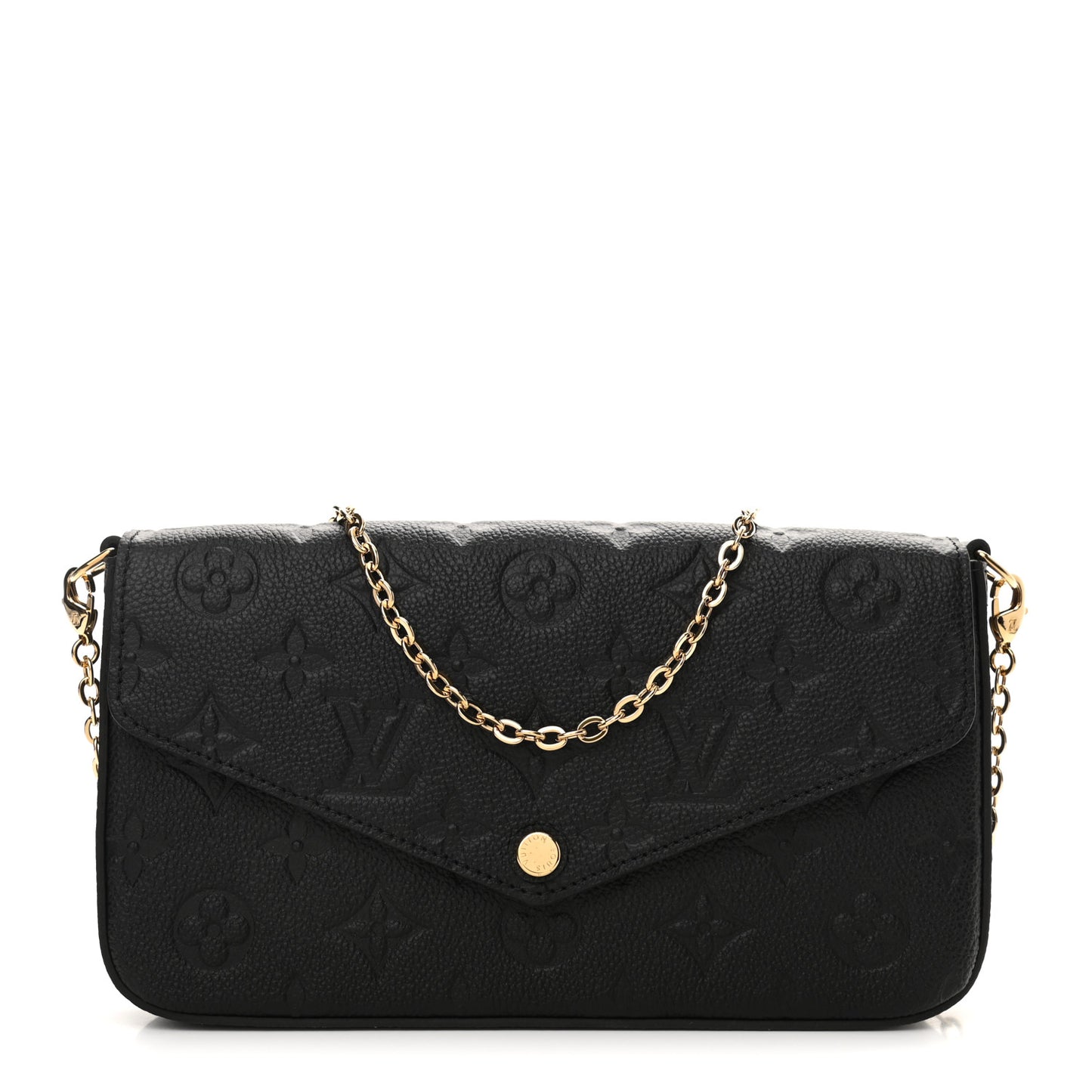 Empreinte Pochette Felicie Chain Wallet Black
