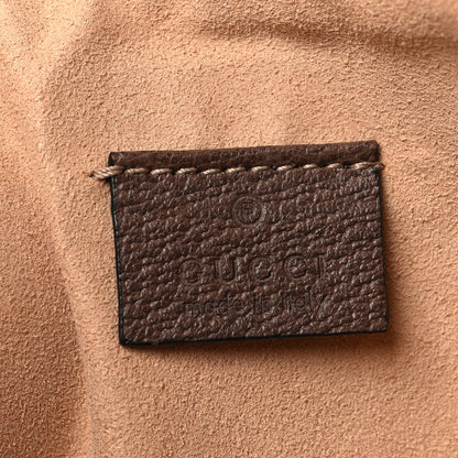 Gucci GG Supreme Monogram Large Ophidia Pouch Clutch Brown 6 of 9
