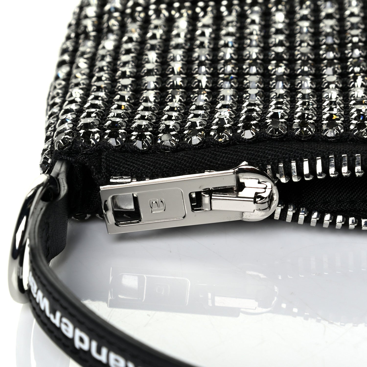 Alexander Wang Mesh Crystal Wanglock Fortune Cookie Bag Black 5 of 5