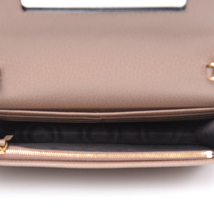 Gucci Calfskin Mini GG Marmont Chain Wallet Porcelain Rose 7 of 10