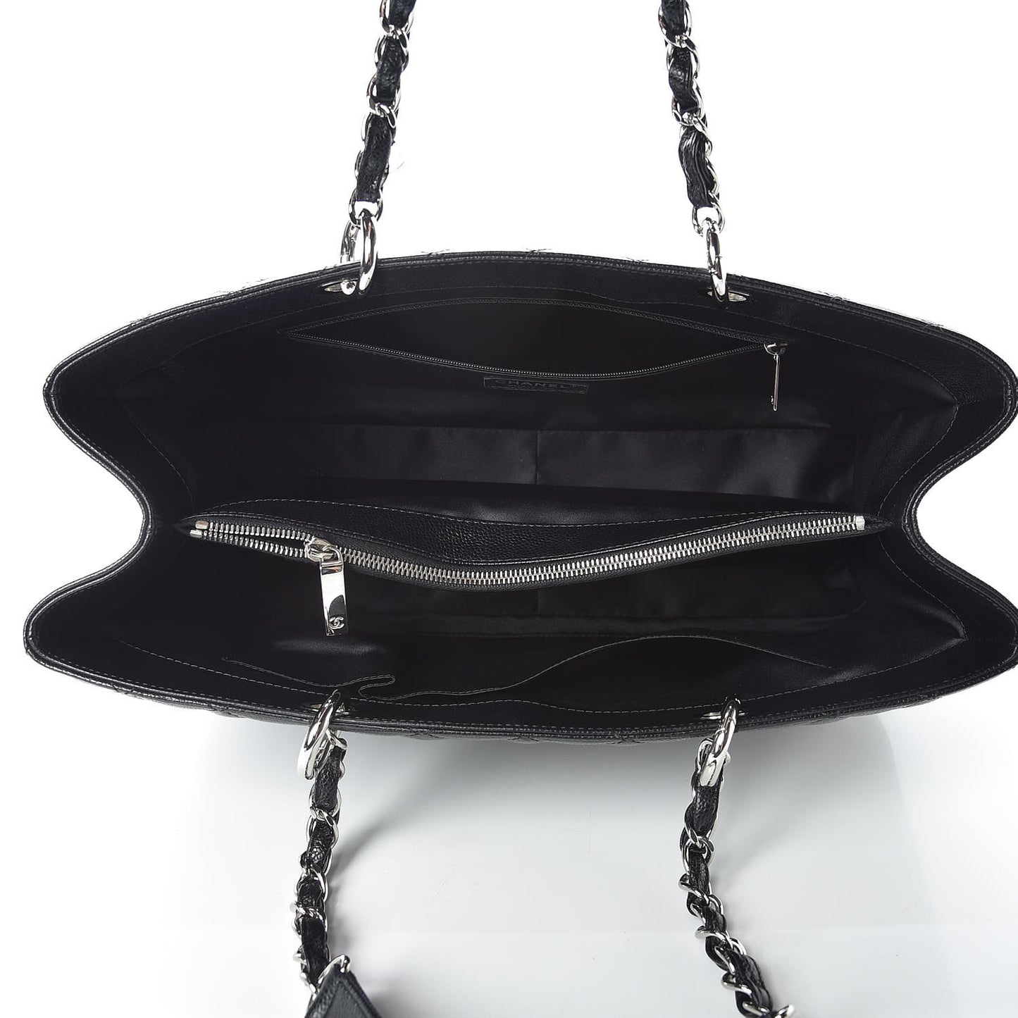 Caviar Quilted XL Grand Shopping Tote GST Black
