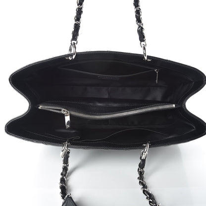 Chanel Caviar Quilted XL Grand Shopping Tote GST Black 5 of 15