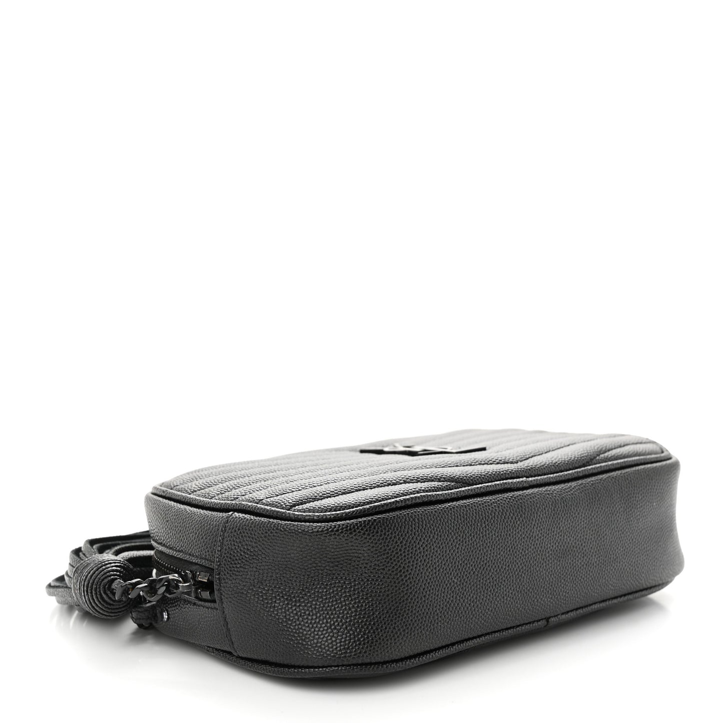 Grain De Poudre Matelasse Monochrome Monogram Mini Lou Camera Bag Black