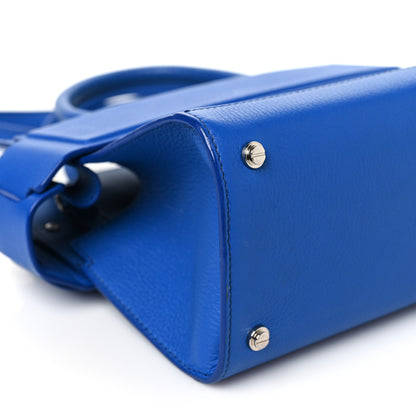 Givenchy Grained Calfskin Mini Horizon Satchel Blue 9 of 11