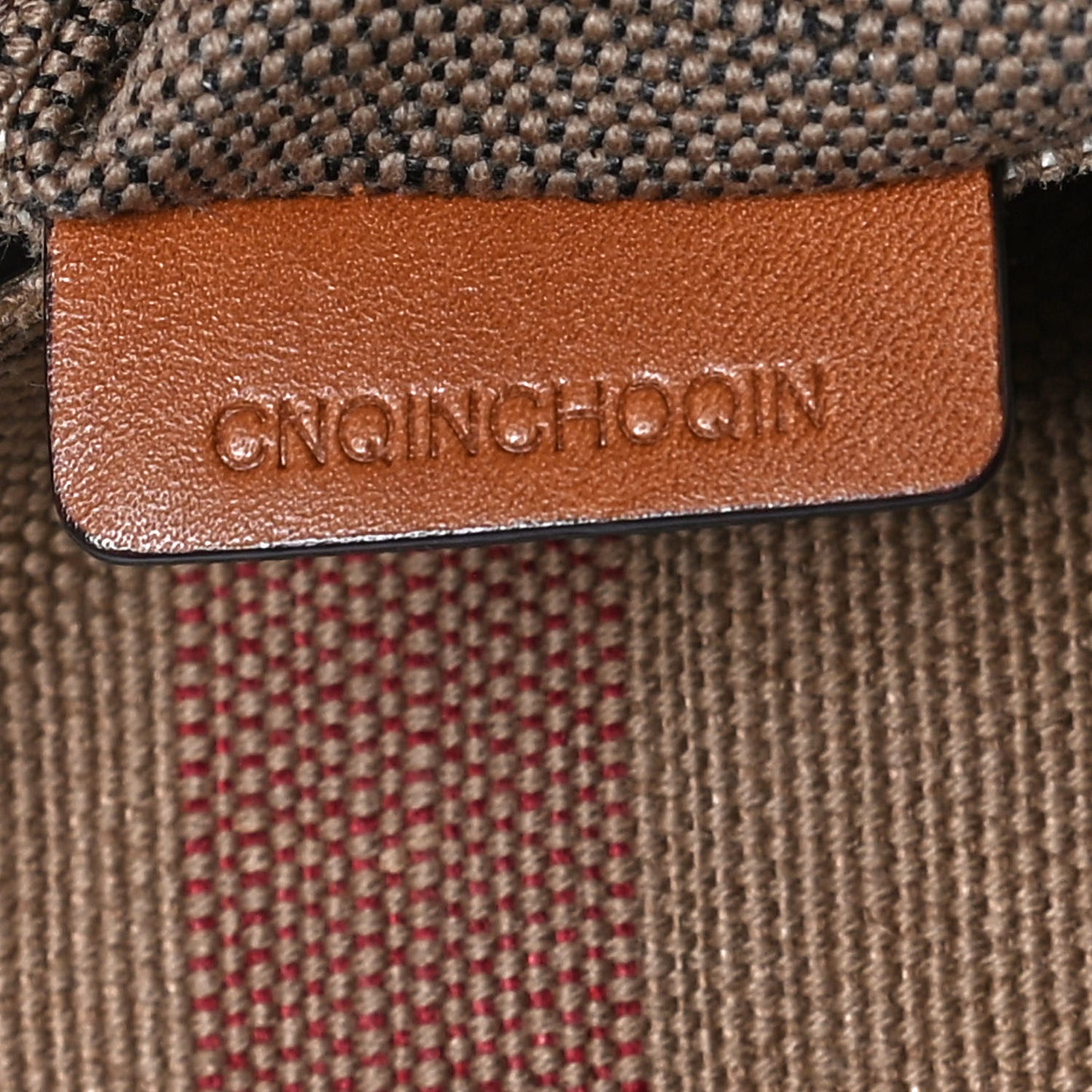Canvas Mega Check Medium Ashby Hobo Saddle Brown