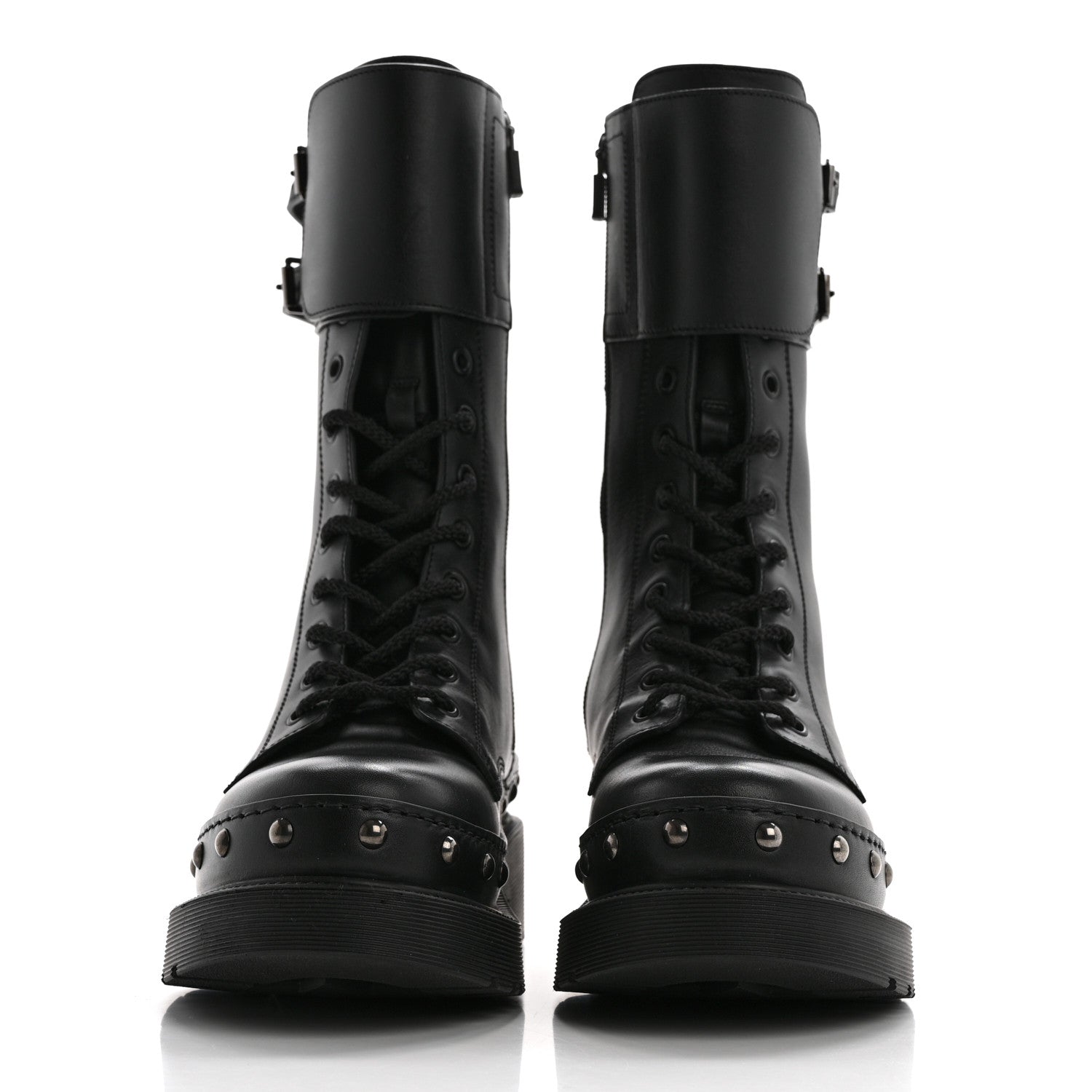 Christian Dior Calfskin Diorquake 25mm Combat Boots 38 Black 2 of 9