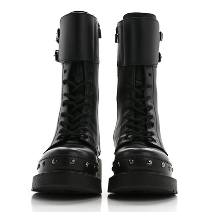 Christian Dior Calfskin Diorquake 25mm Combat Boots 38 Black 2 of 9