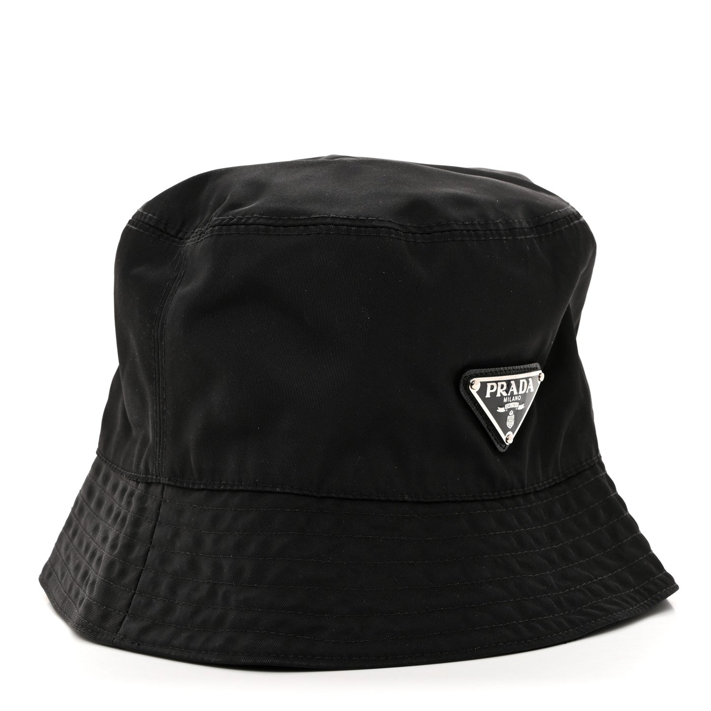Nylon Bucket Hat S Black