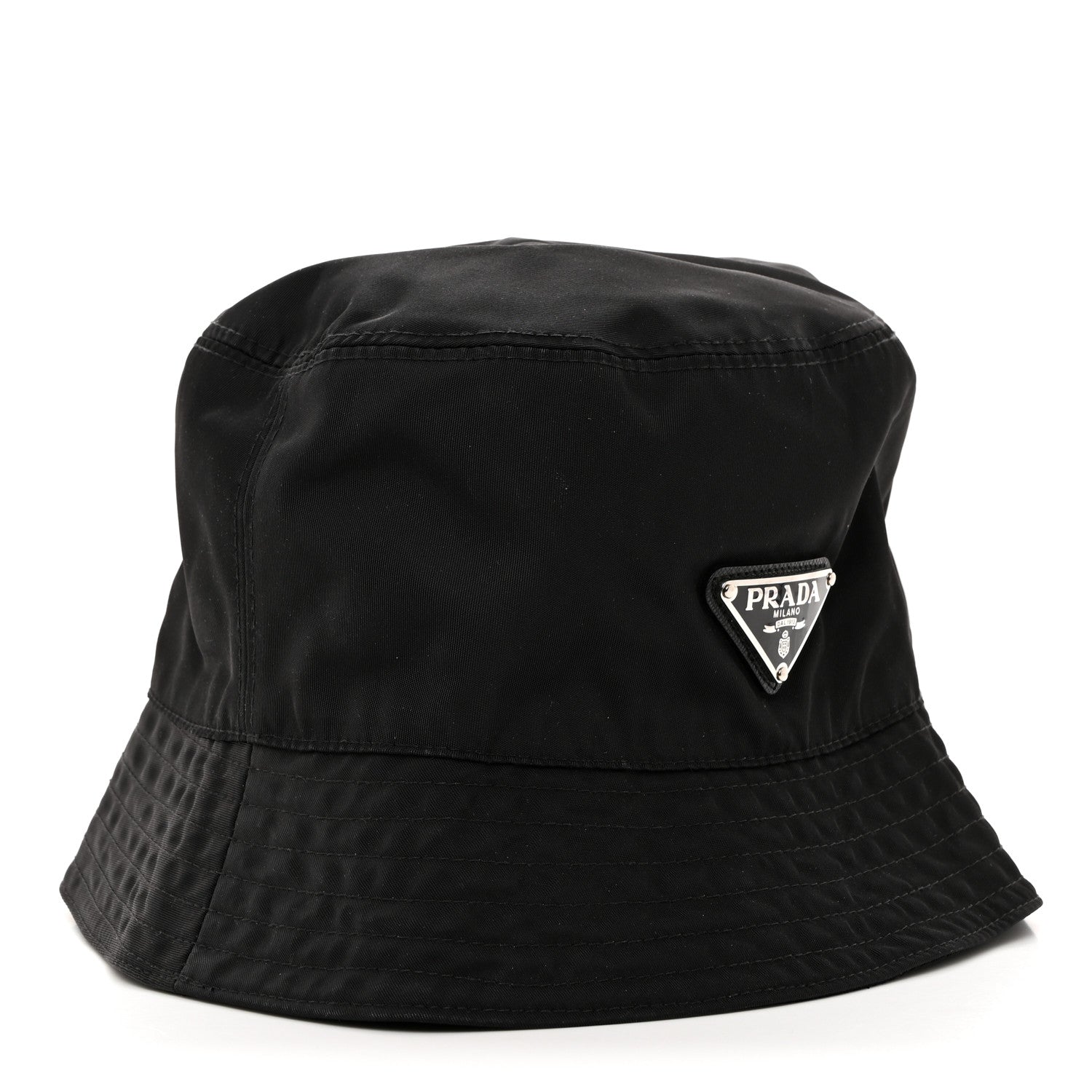 Prada Nylon Bucket Hat S Black 1 of 8