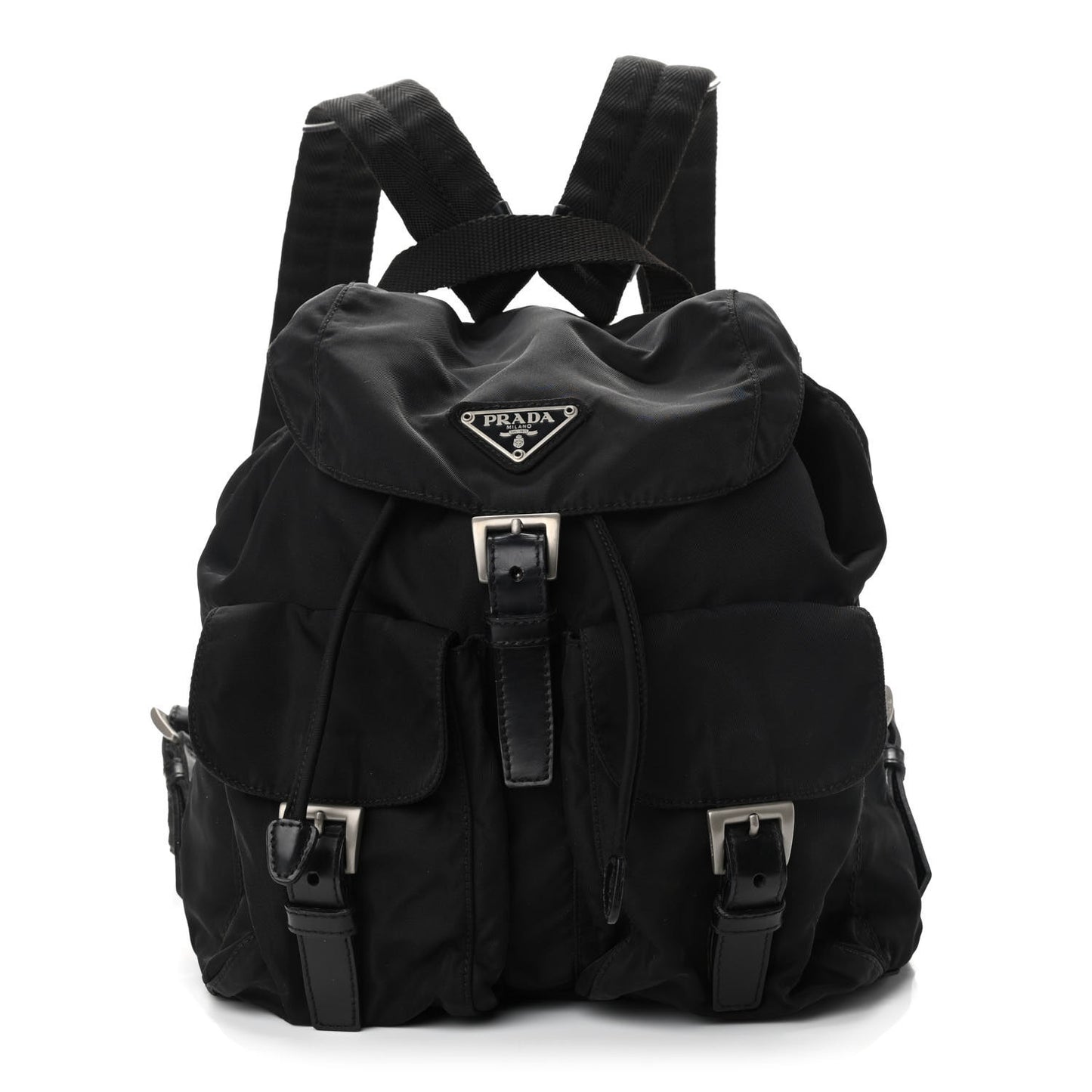 Tessuto Nylon Vela Small Backpack Black