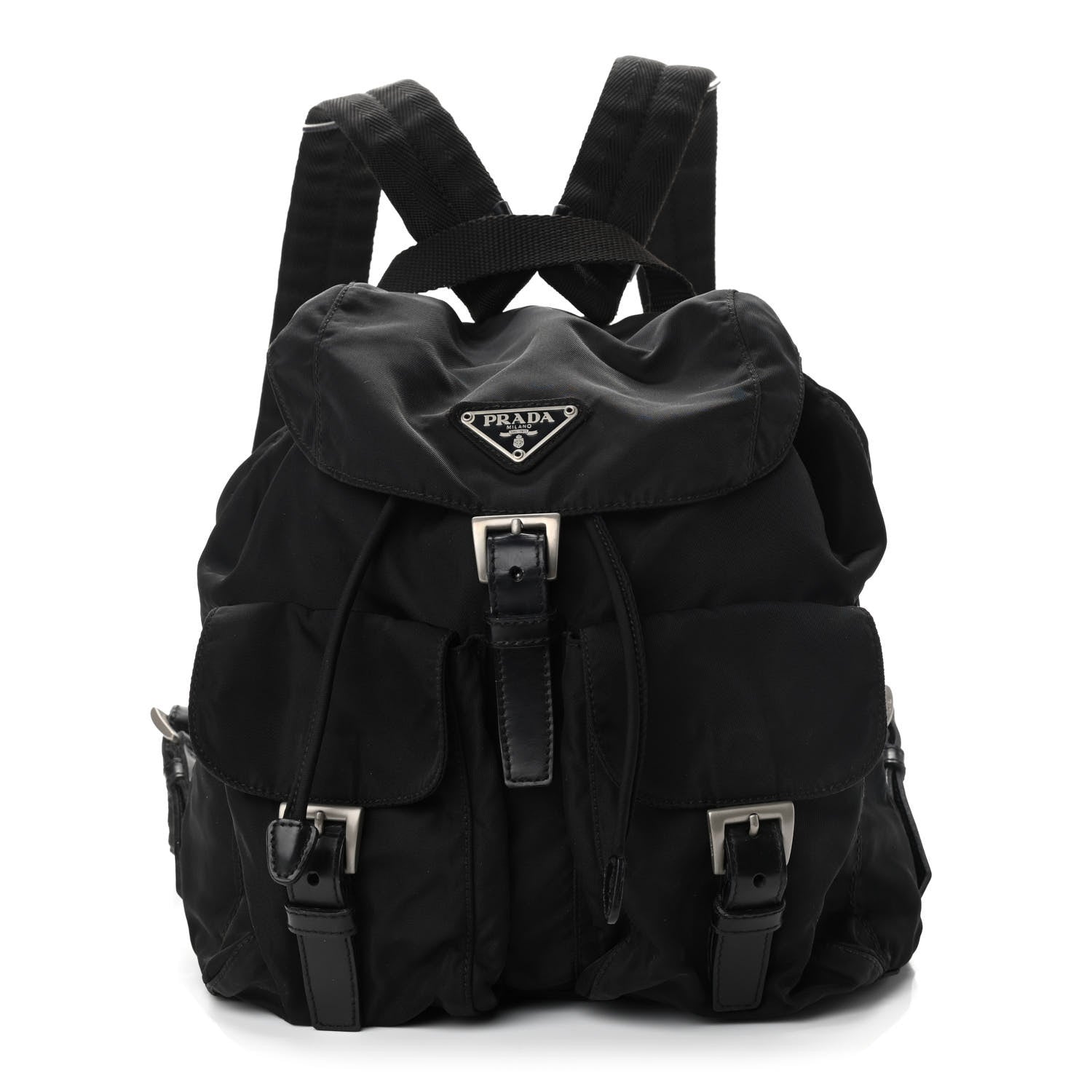 Prada Tessuto Nylon Vela Small Backpack Black 1 of 11