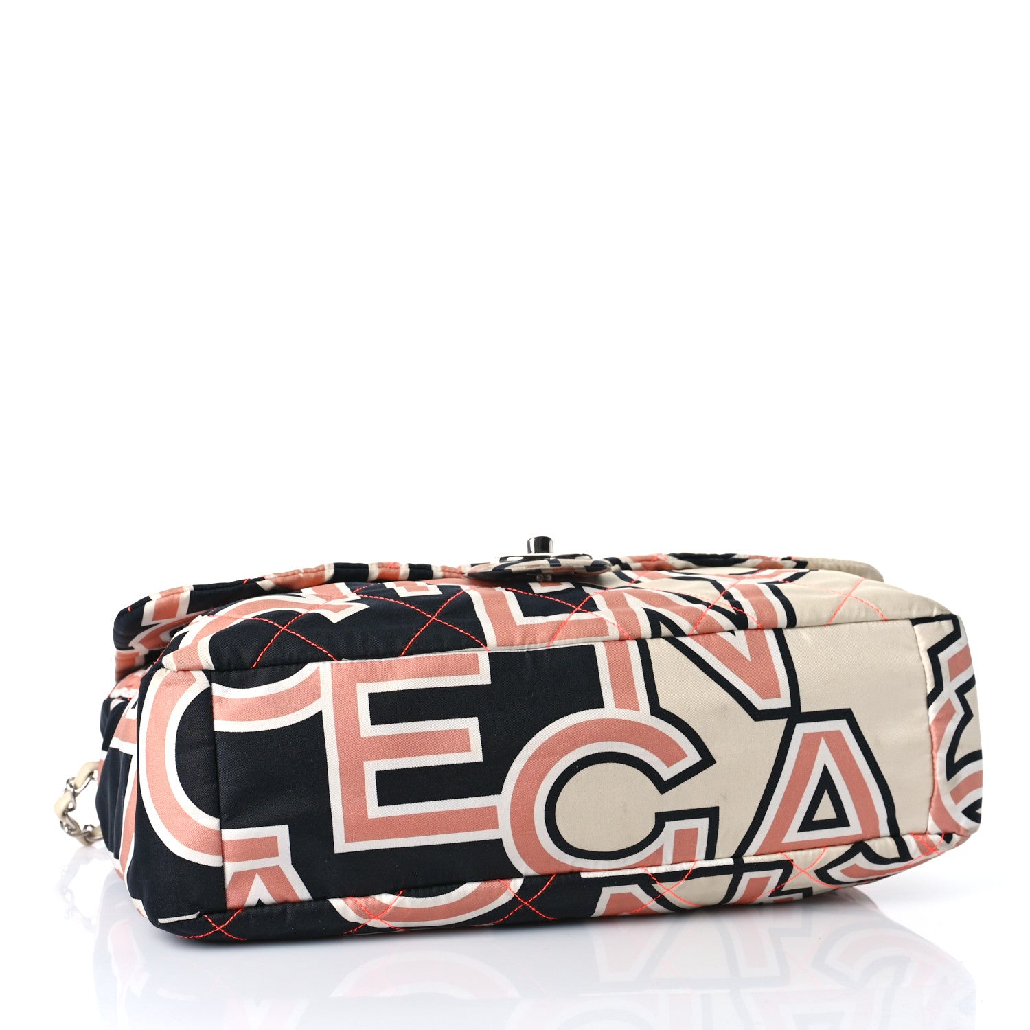 Chanel Nylon Printed Maxi Flap Multicolor 4 of 10