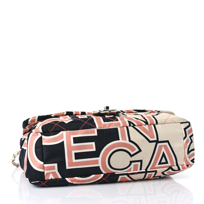 Chanel Nylon Printed Maxi Flap Multicolor 4 of 10