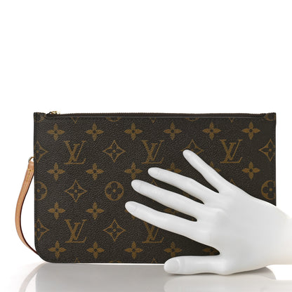 Louis Vuitton Monogram Neverfull MM GM Pochette 2 of 8