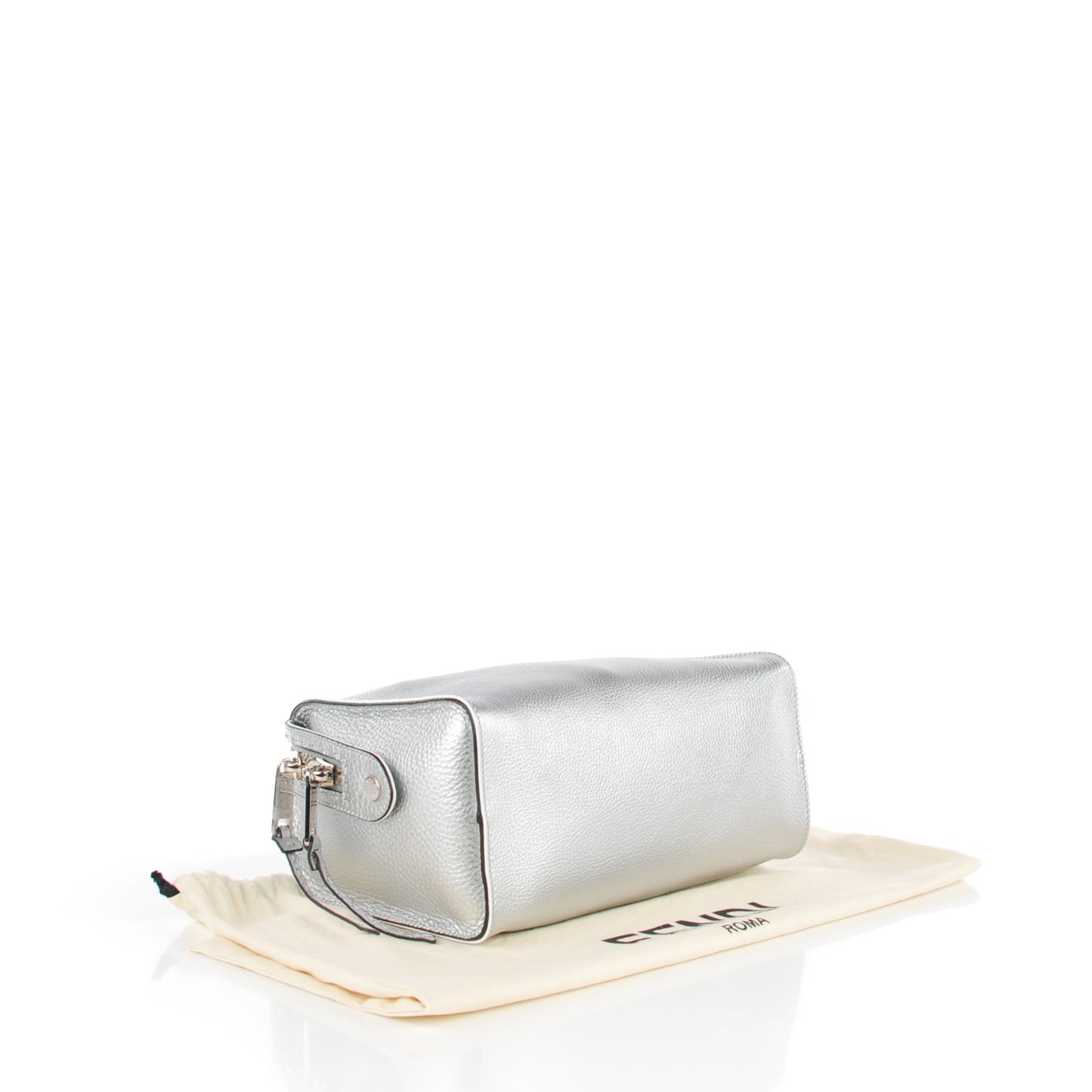 Cuoio Romano Lux Selleria Lei Boston Tote Argento