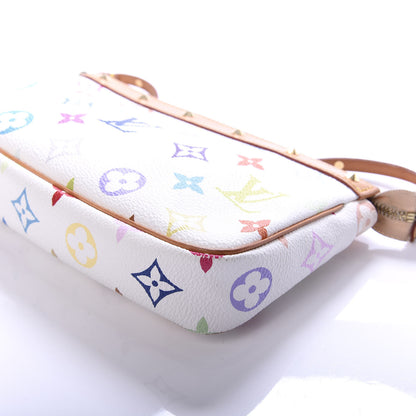 Louis Vuitton Monogram Multicolor Pochette Accessories White 11 of 11