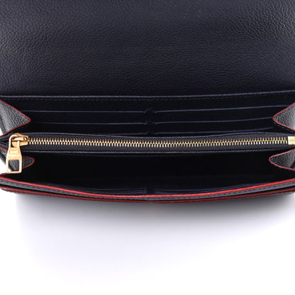 Louis Vuitton Empreinte Sarah Wallet NM Marine Rouge 4 of 4