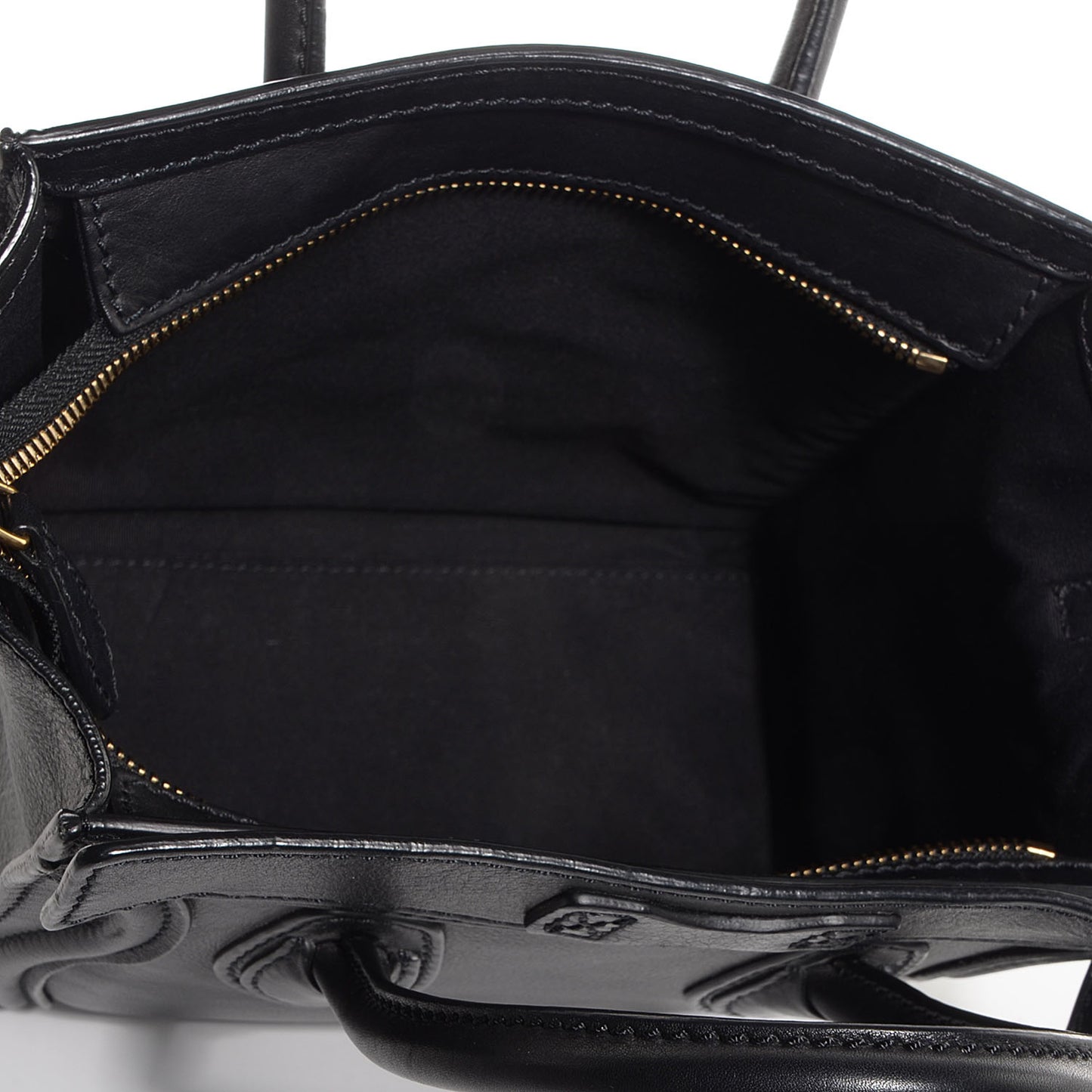 Smooth Calfskin Nano Luggage Black