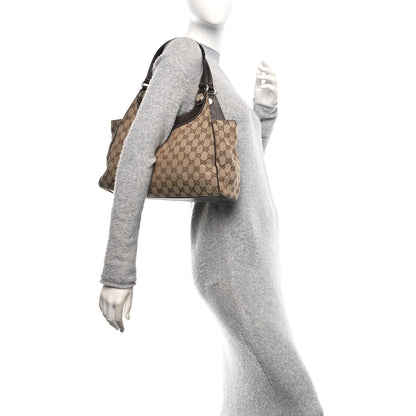 Gucci Monogram Medium Charmy Shoulder Bag Dark Brown 3 of 11
