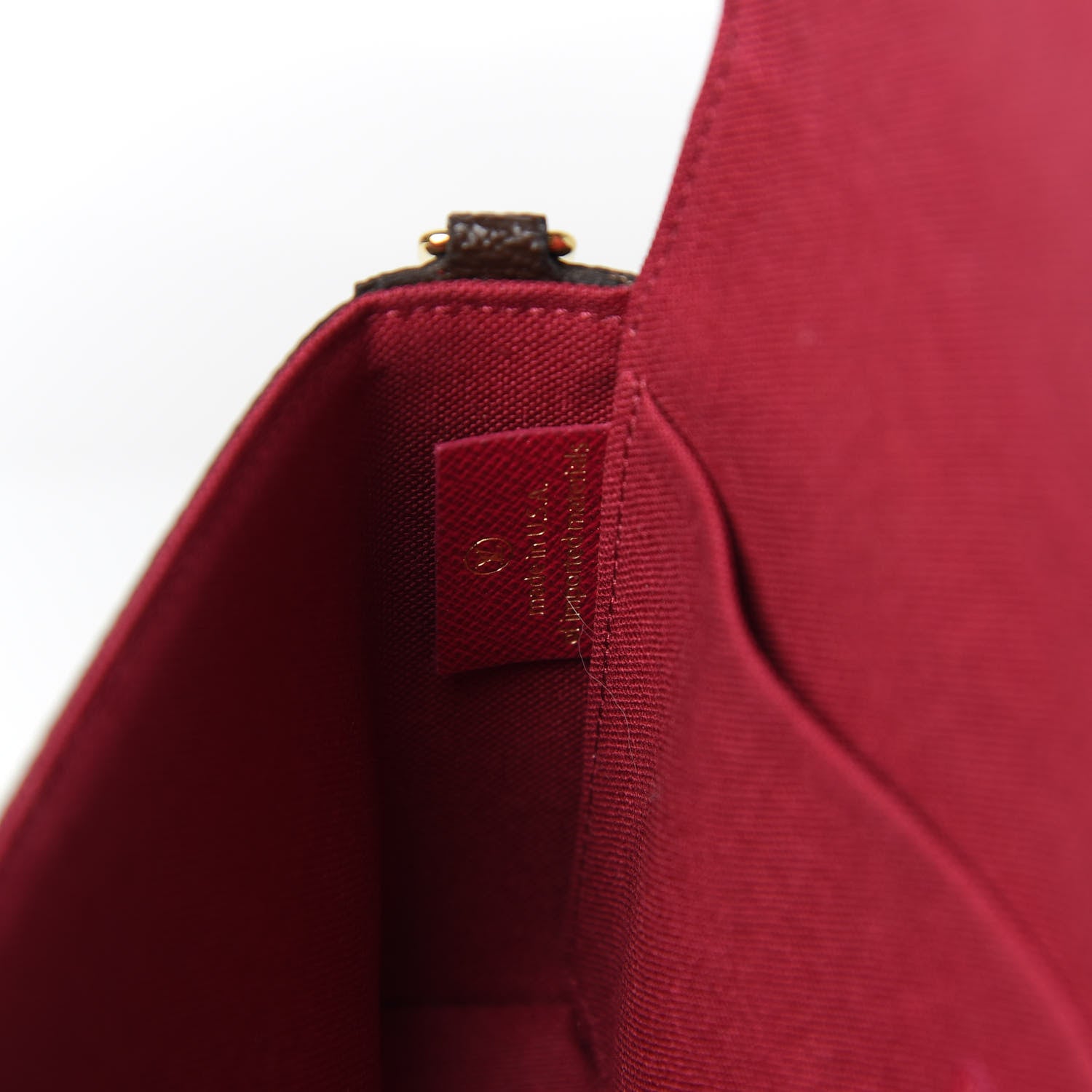 Louis Vuitton Monogram Pochette Felicie Chain Wallet Fuchsia 9 of 14