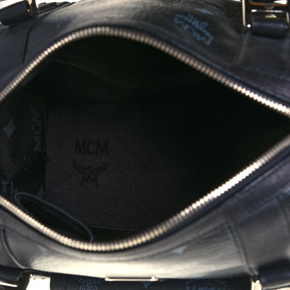 MCM Visetos Small Boston Bag Black 5 of 16