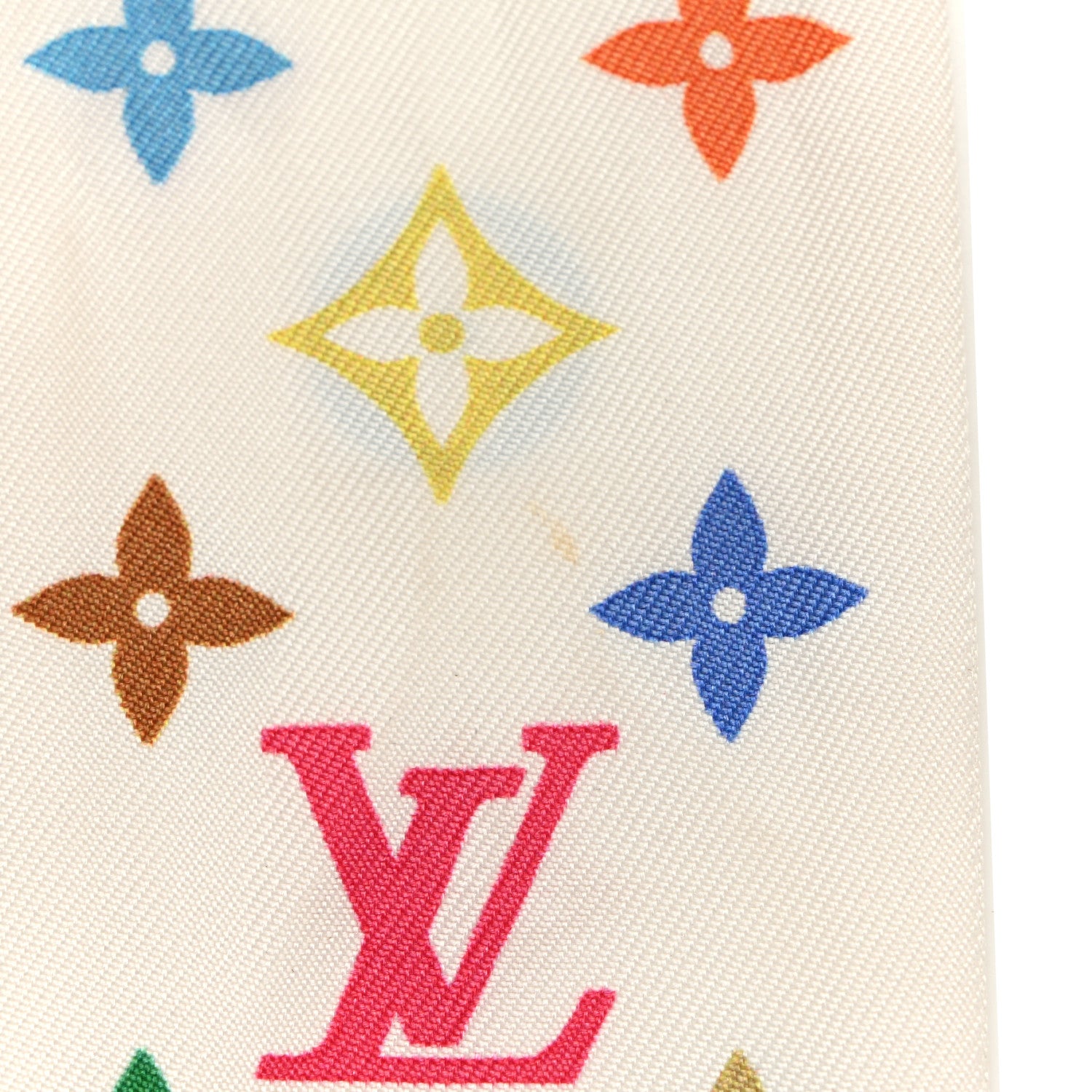 Louis Vuitton LV X TM Silk Monogram Multicolor BB Bandeau White 4 of 4