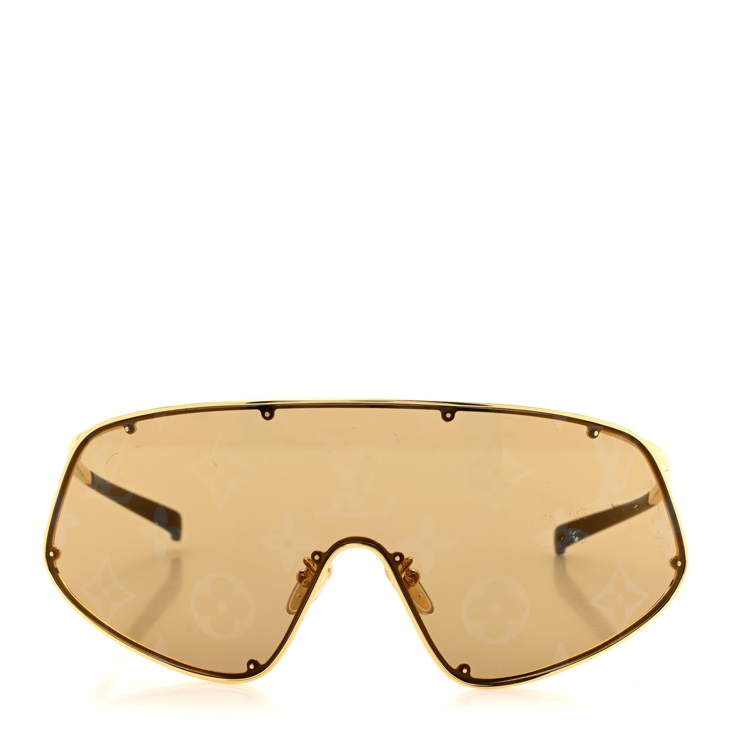 Louis Vuitton Metal LV Golden Mask Sunglasses Z1649U Gold 1730604
