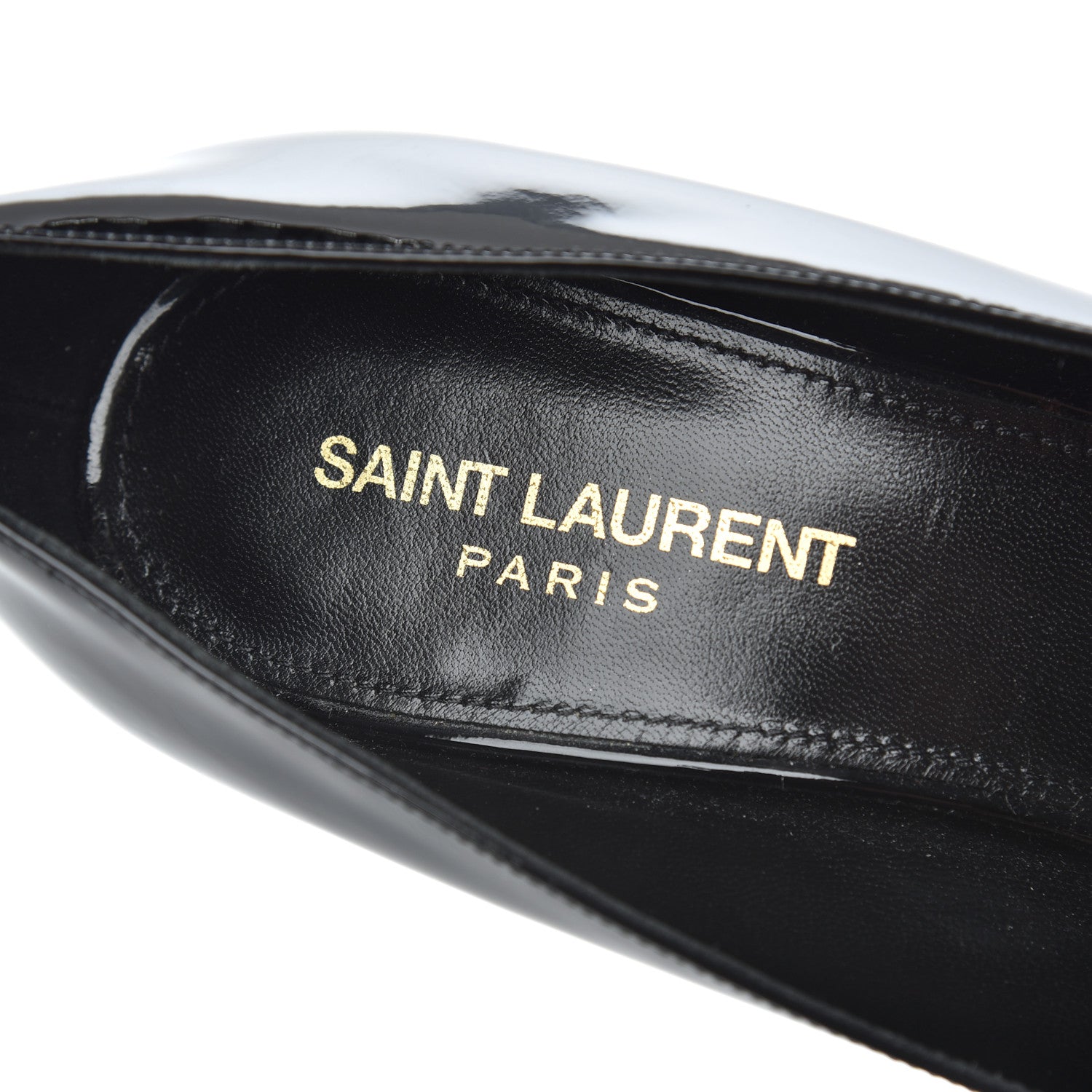 Saint Laurent Patent Opyum 85 Pumps 37.5 Black 7 of 12