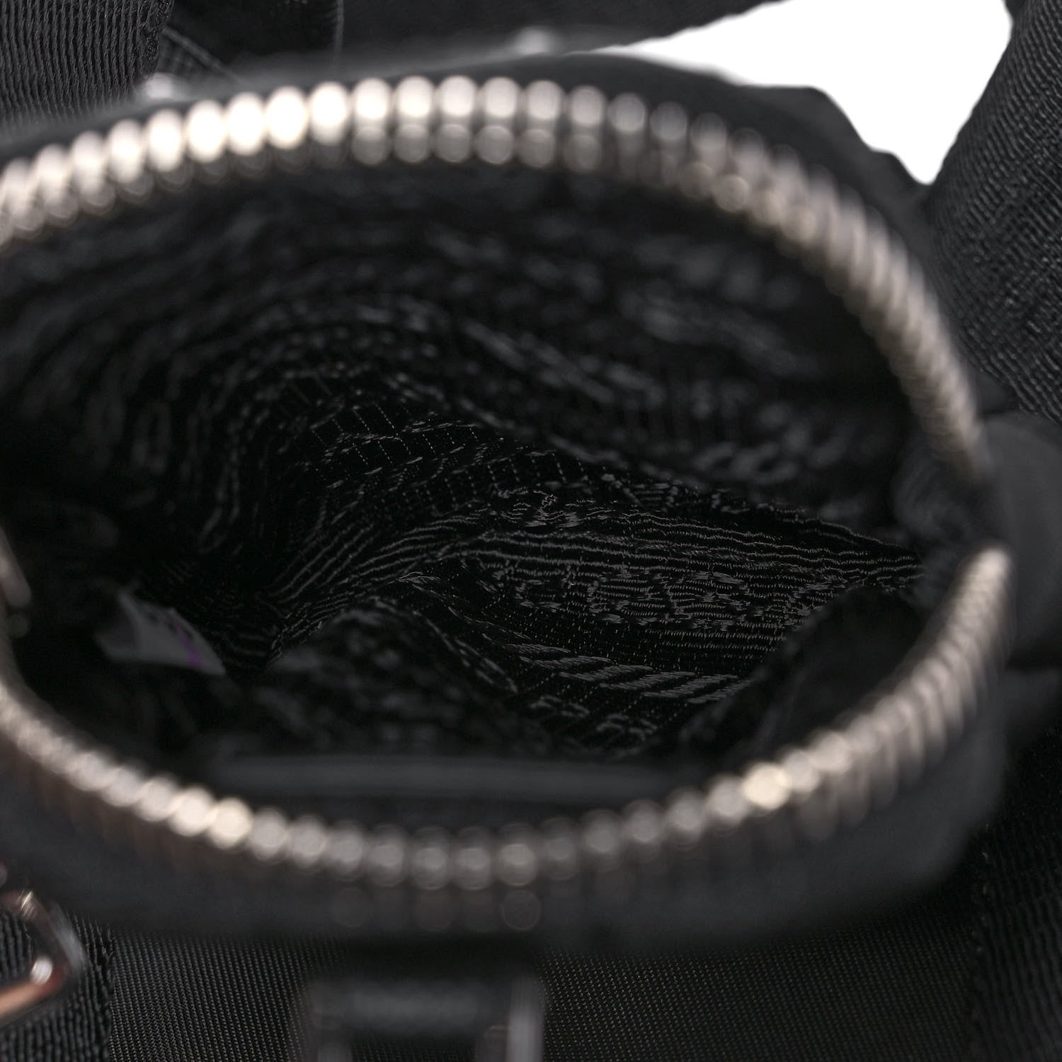 Prada Re-Nylon Saffiano Re-Edition 2000 Double Zip Crossbody Bag Black 11 of 14
