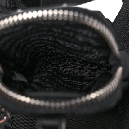 Prada Re-Nylon Saffiano Re-Edition 2000 Double Zip Crossbody Bag Black 11 of 14