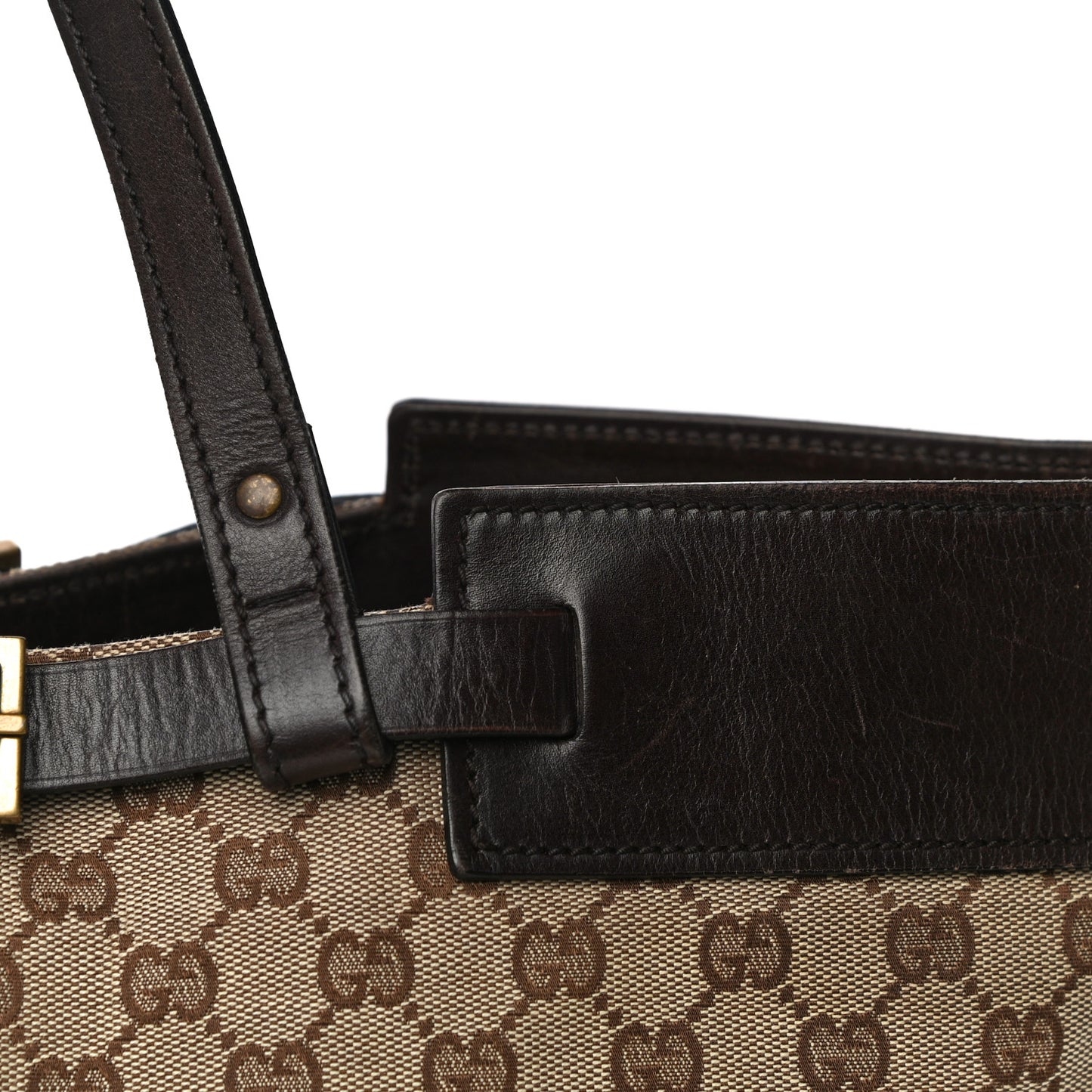 Monogram Tote Brown