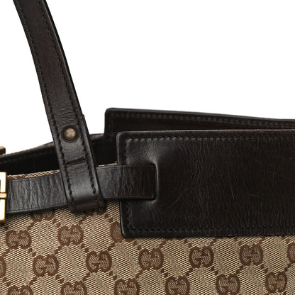 Gucci Monogram Tote Brown 20 of 21