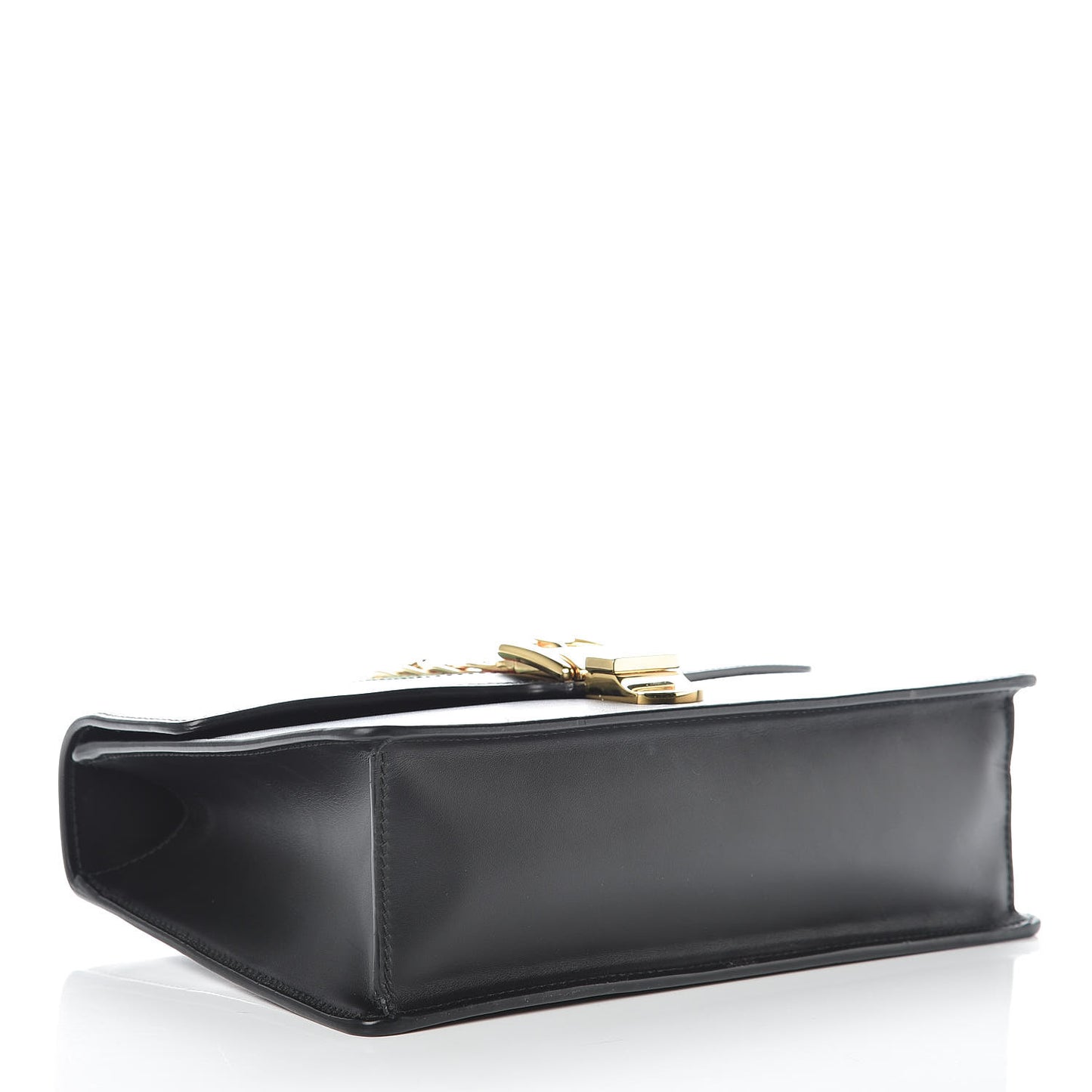 Calfskin Small Sylvie Shoulder Bag Black