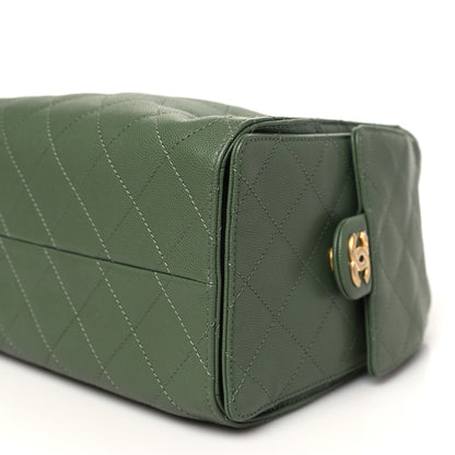 Chanel Caviar Quilted Small Chanel 25 Handbag Khaki 10 of 10
